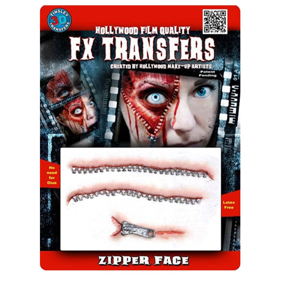Zipper Face Fx Transfer - Medium
