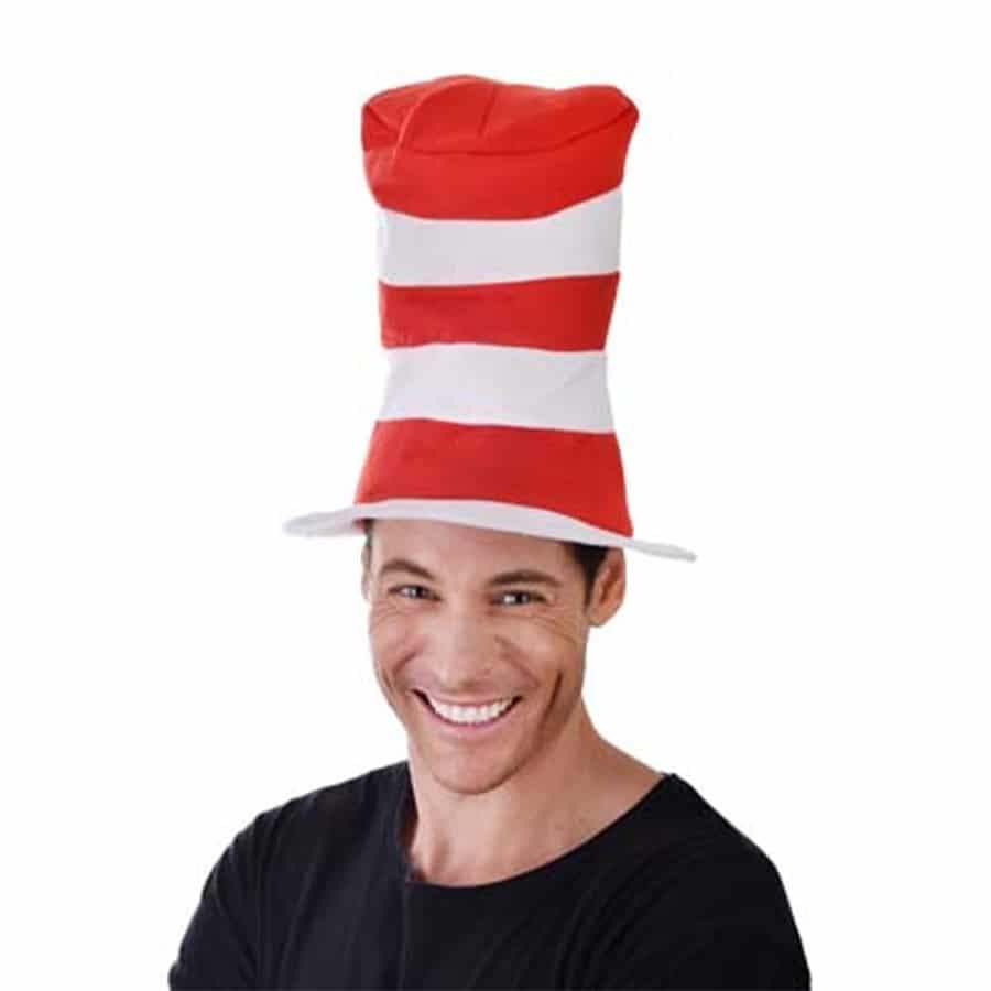 Cat in the Hat Top Hat - Costume Cave
